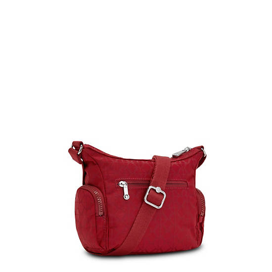 Kipling Gabbie Mini Crossbody Bags Signature Red | CA 1121XY